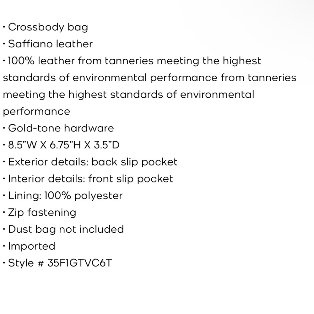 Michael Kors Black Crossbody Bag with Gold Chain - Picture 5 of 5